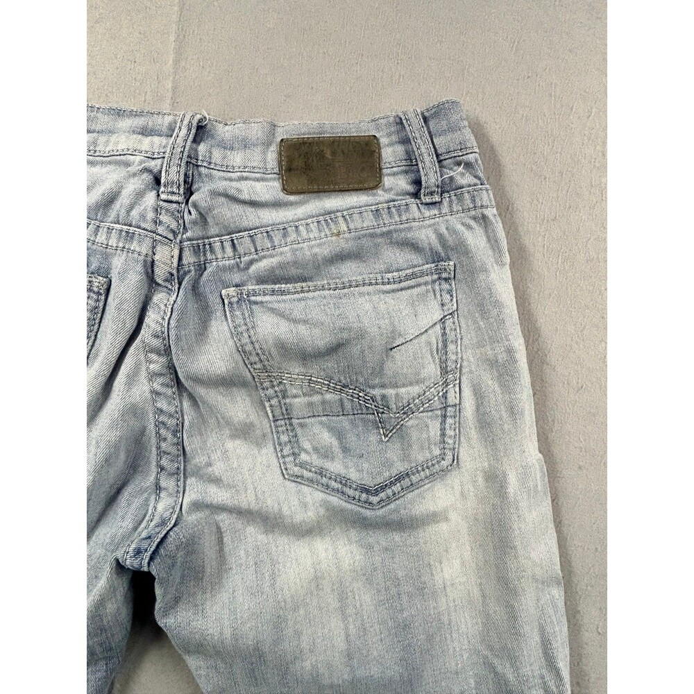 BKE Mens Jake Straight Leg Jeans 32L Light Blue wash - Picture 5 of 11